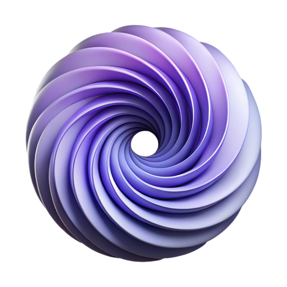 vibrant organic Abstract spiral made of straight lines, scalable design, clean lines with Scalable Design. perfect clarity png