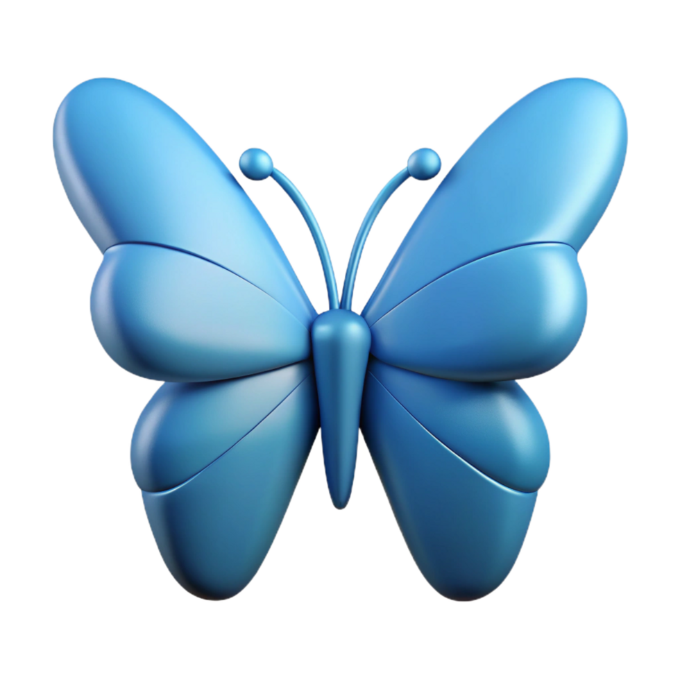 vibrant notable Symmetrical silhouette of a butterfly. Clean lines, minimal design with Scalable Design. png