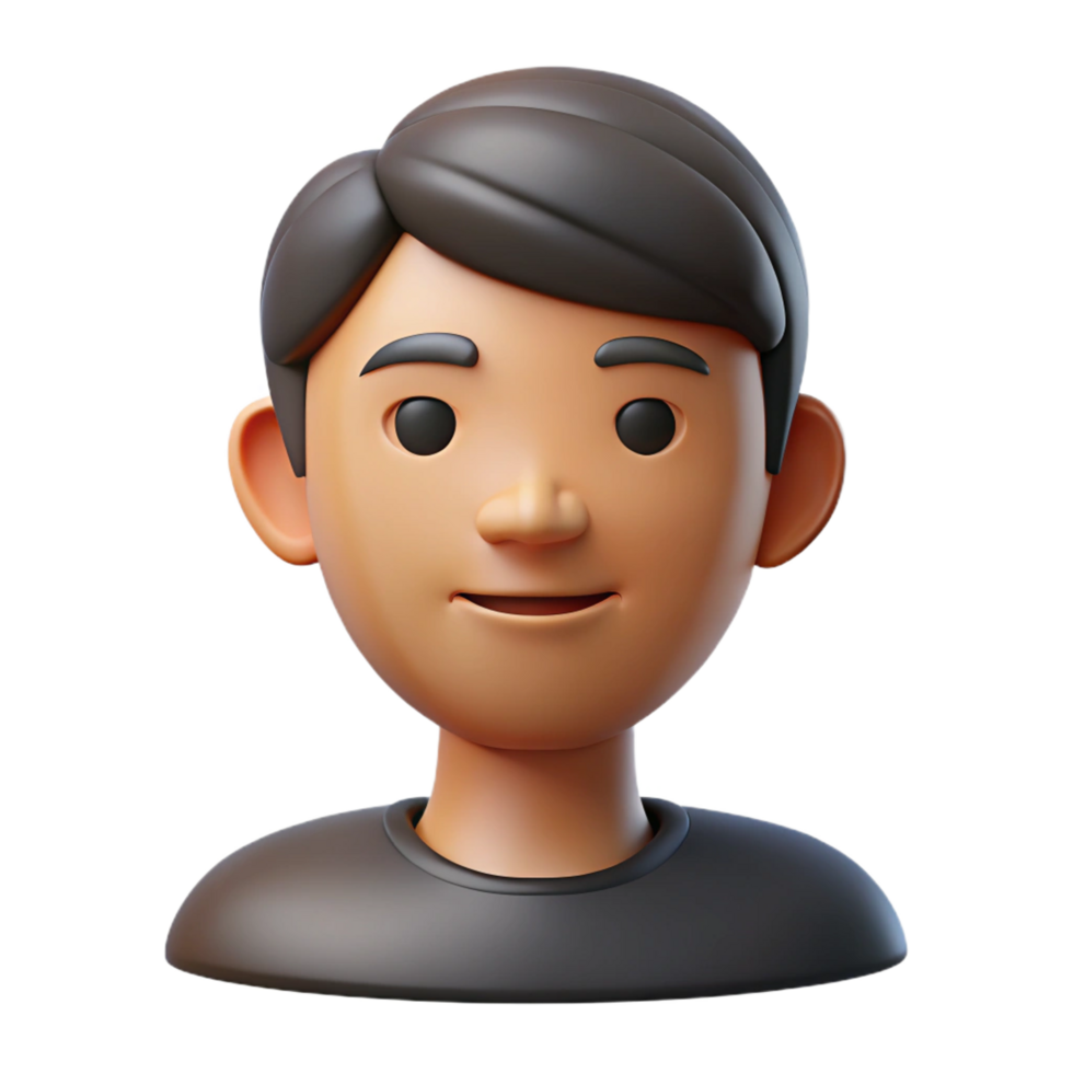 impressive unforgettable Symmetrical silhouette of a human face. Crisp edges, minimal design with Scalable Design. png