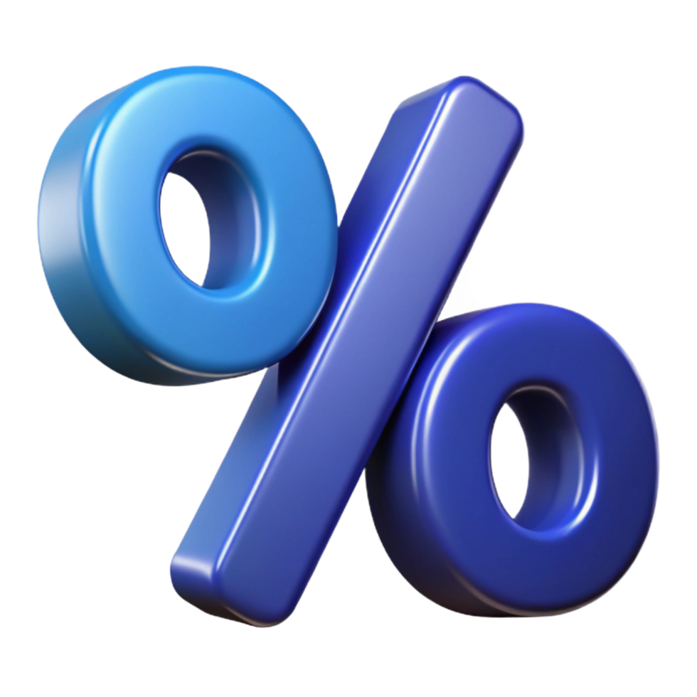 exceptional tropical Percentage sign with bold single-weight stroke, scalable, crisp edges with Scalable Design. precision png