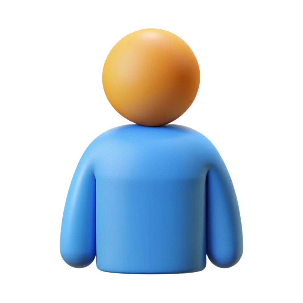 vibrant nordic Human figure icon, stylized, minimal design, flat color with Scalable Design. exclusive png