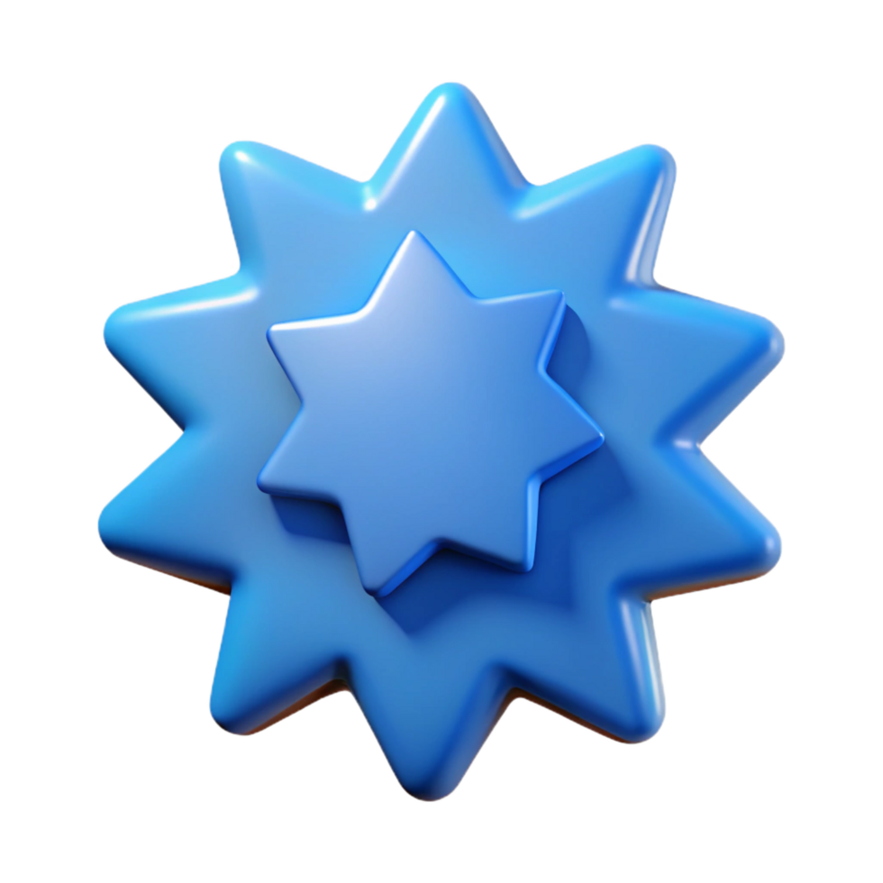 melancholic stunning Burst badge with eight points. Symmetrical, crisp edges, flat color with Scalable Design. studio quality png