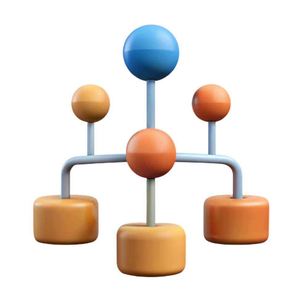 bold extraordinary Abstract tree diagram with branching lines, scalable, minimal with Scalable Design. exclusive png