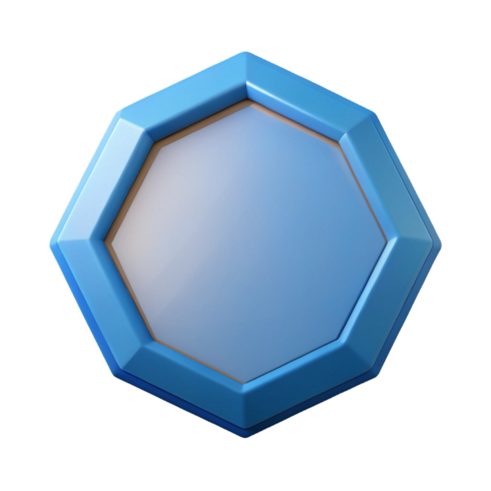 sumptuous memorable Symmetrical octagon, flat color, crisp edges with Scalable Design. png