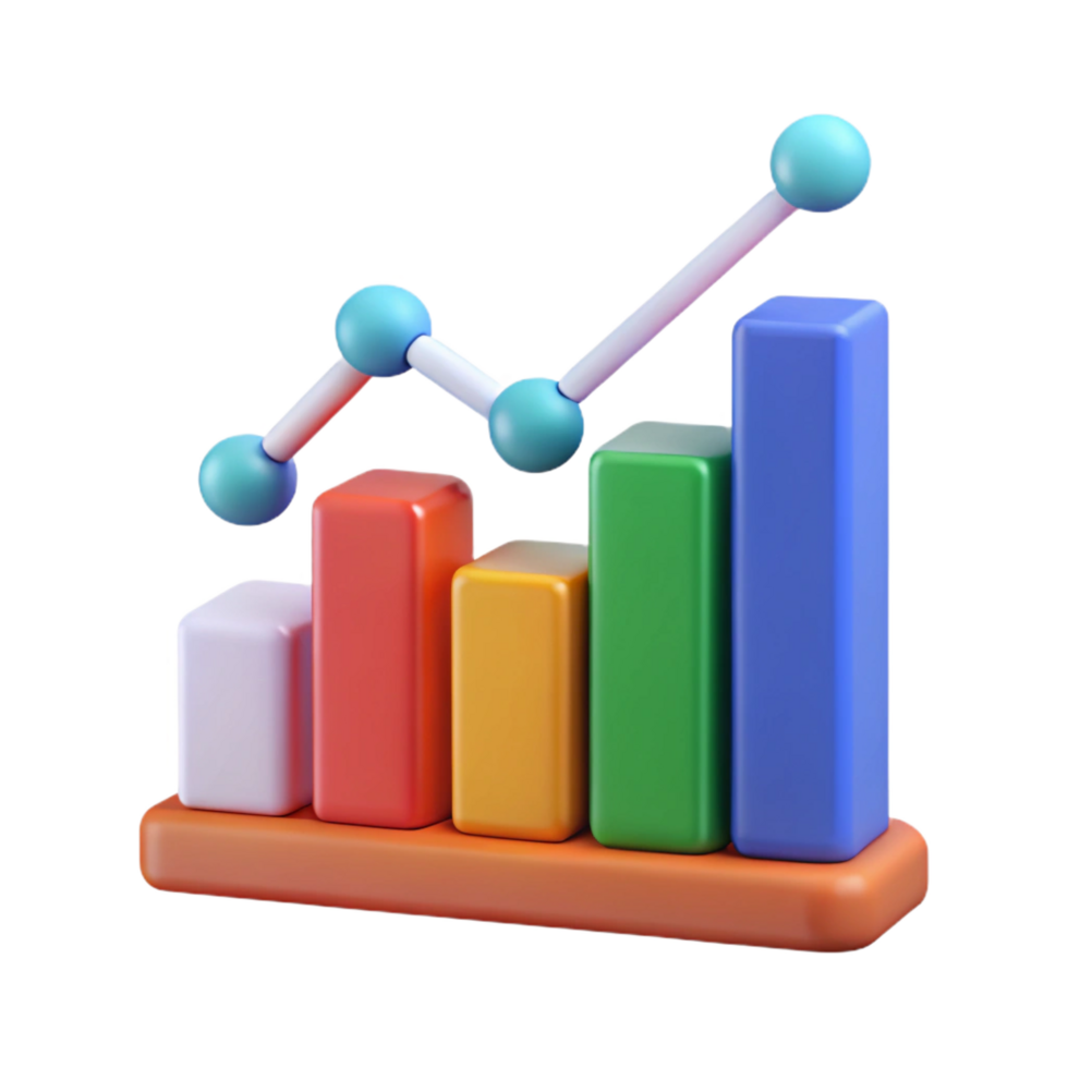 radiant passionate avant-garde Area chart depicting growth, single-weight stroke, flat color with Scalable Design. flawless png