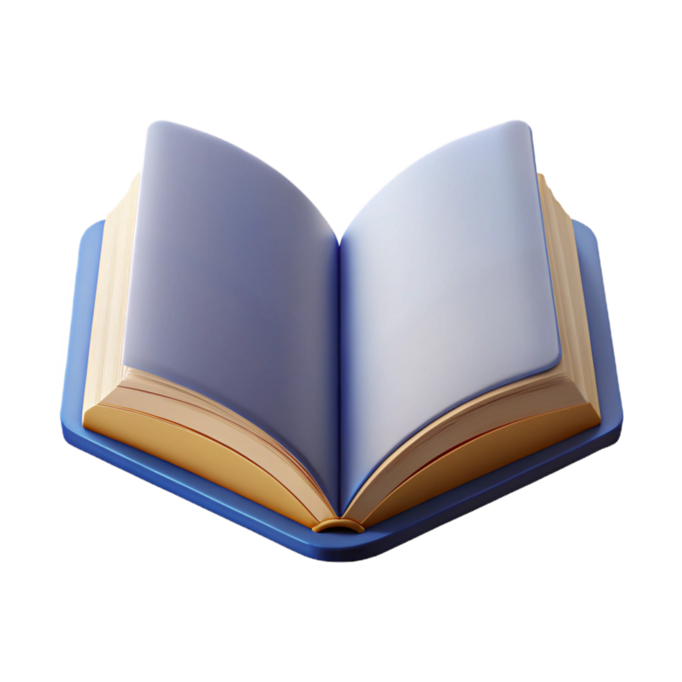 glorious melancholic creative Symmetrical silhouette of an open book. Crisp edges, minimal design with Scalable Design. sharp png