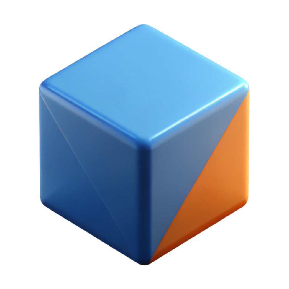 vivace notevole astratto geometrico forma con incastro piazze. pulito linee, piatto colore, minimo design con scalabile design. png