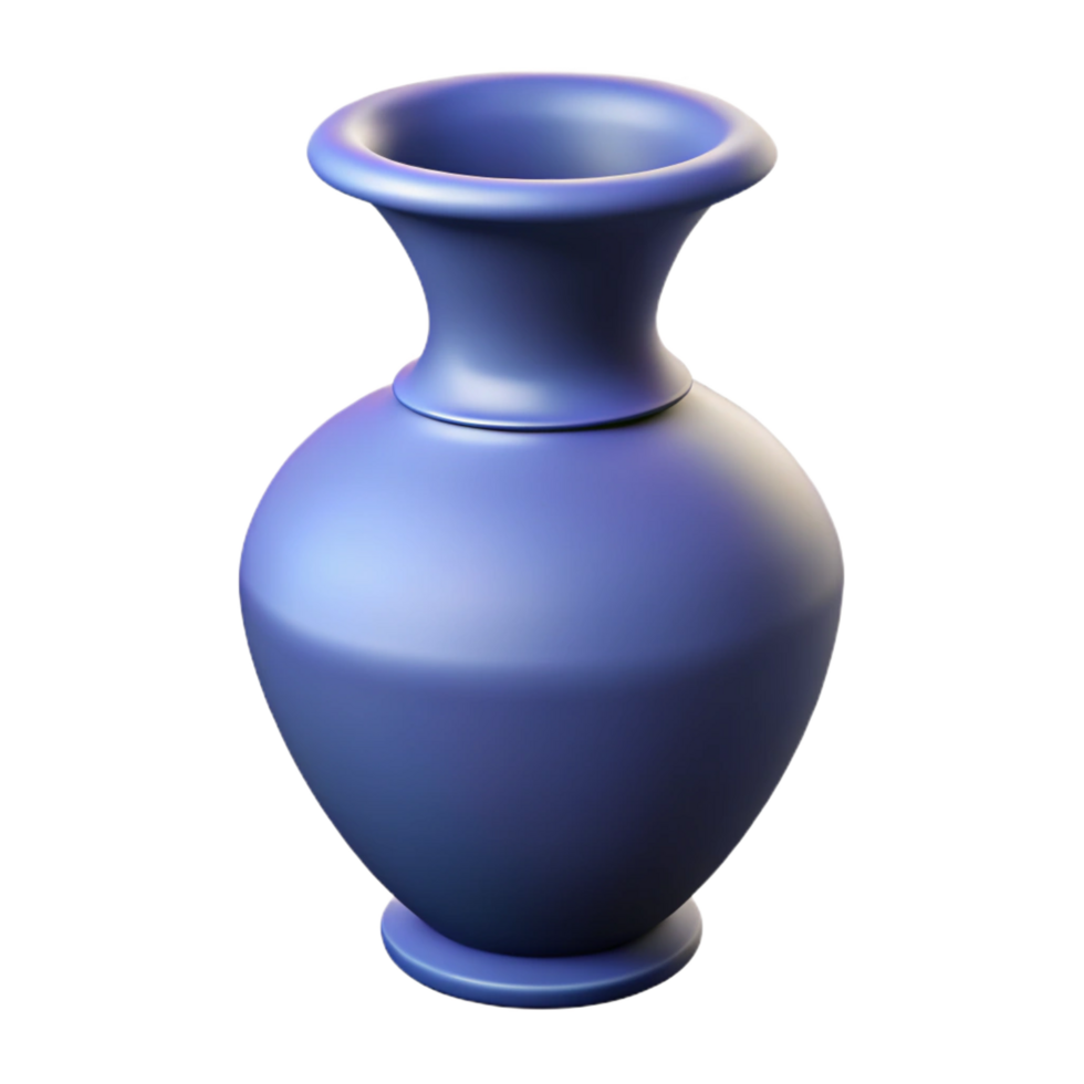 calm elegant Symmetrical silhouette of a decorative vase. Crisp edges, minimal design with Scalable Design. masterfully captured png