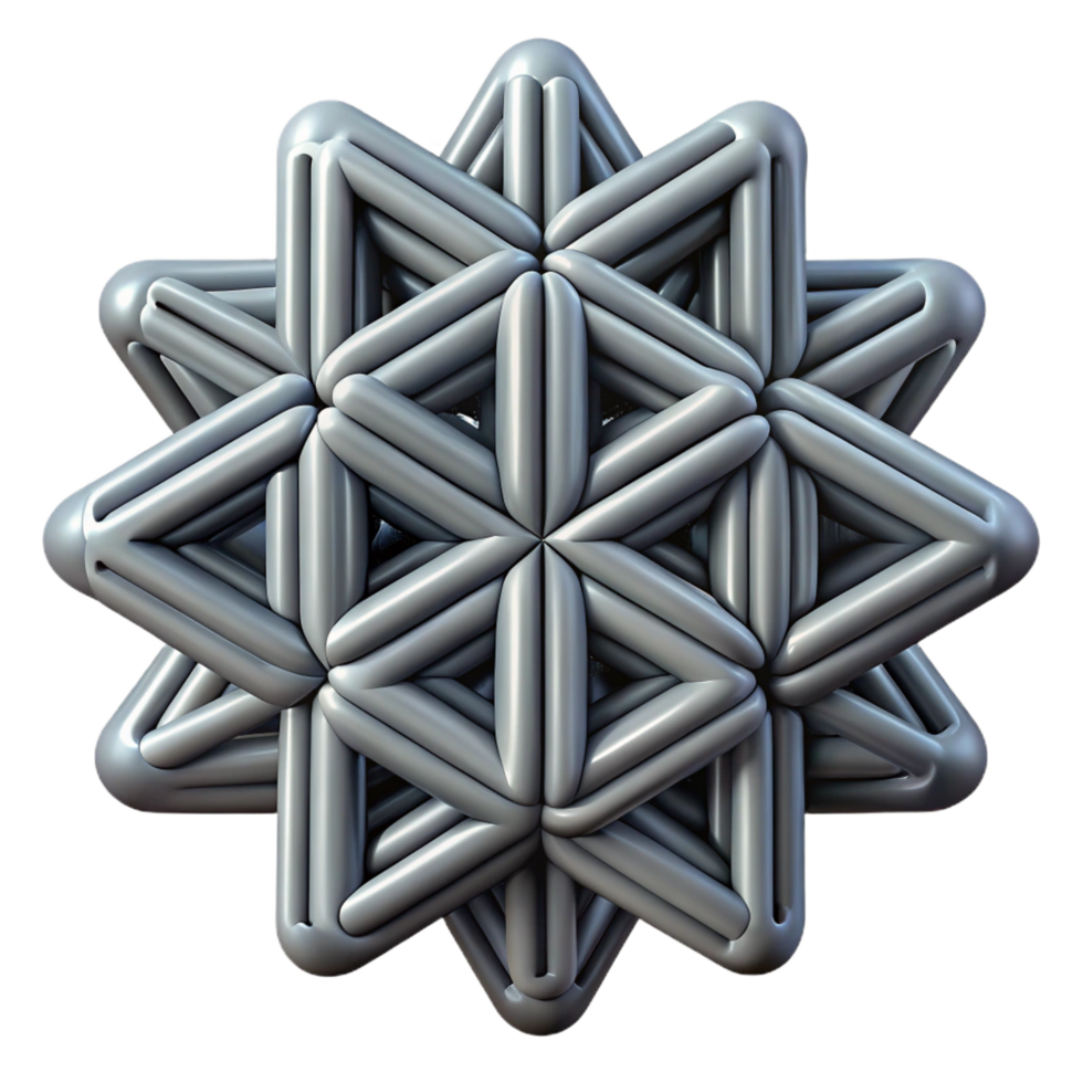peaceful serene Five connected circles forming a flower shape. Clean lines, flat color, symmetrical design with Scalable Design. detailed png