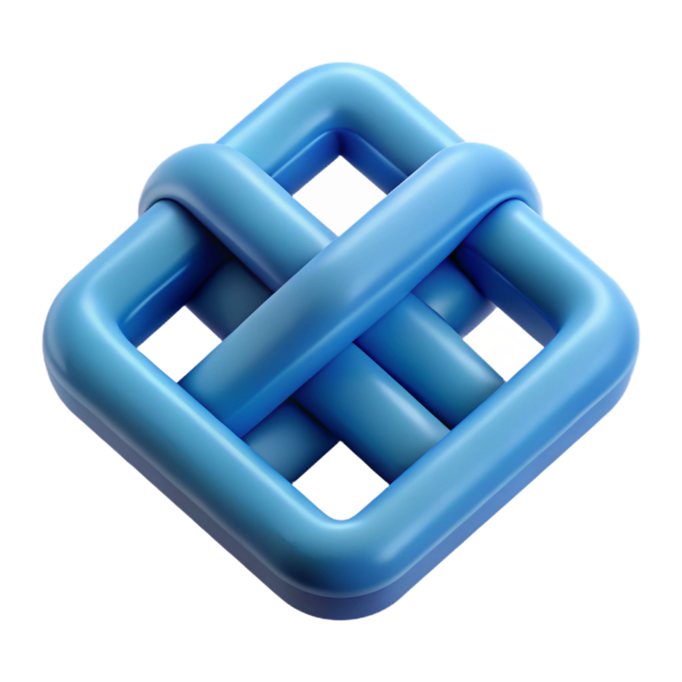 picturesque acclaimed Interlocking geometric shapes forming a cube. Crisp edges, flat color, minimal design with Scalable Design. png