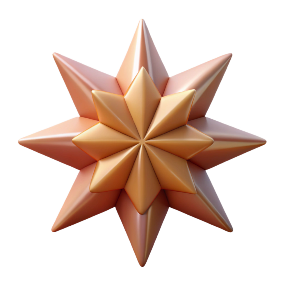 alluring traditional A spiral made of connected squares. Geometric, flat color, clean lines with Scalable Design. impeccable png
