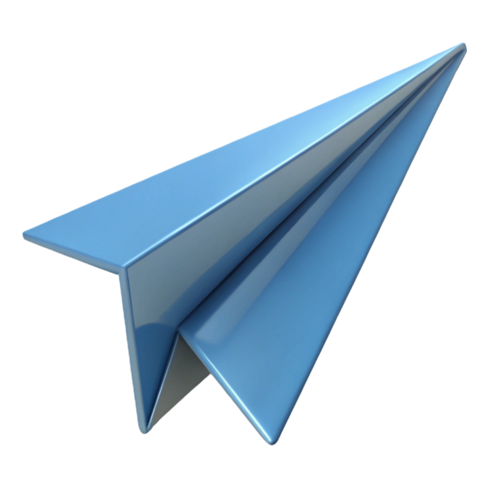 unforgettable art deco Scalable outline of a paper airplane. Minimal design, clean lines with Scalable Design. precision png