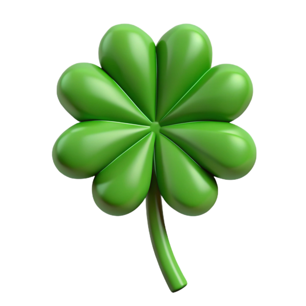 wonderful unparalleled Minimal outline of a four-leaf clover. Clean lines, with Scalable Design. png