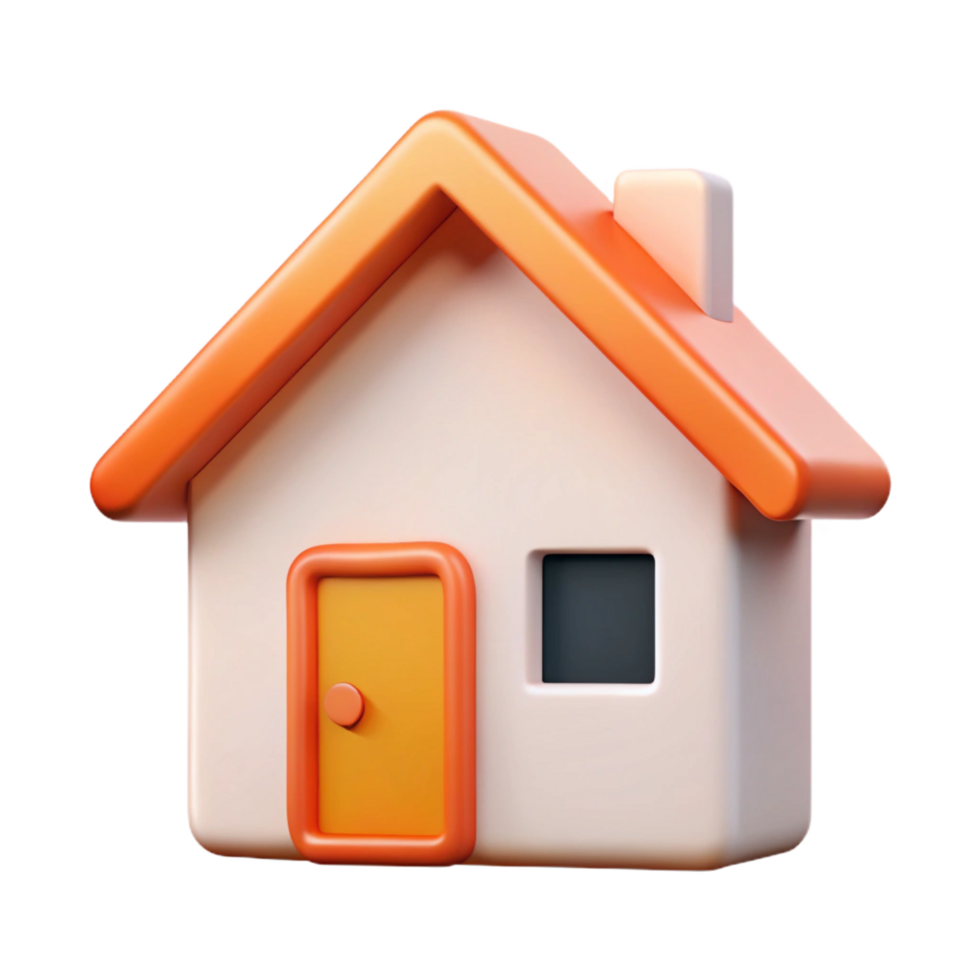 wonderful gothic A simple house icon with a single-weight stroke. Minimal design, flat color, with Scalable Design. top-tier png
