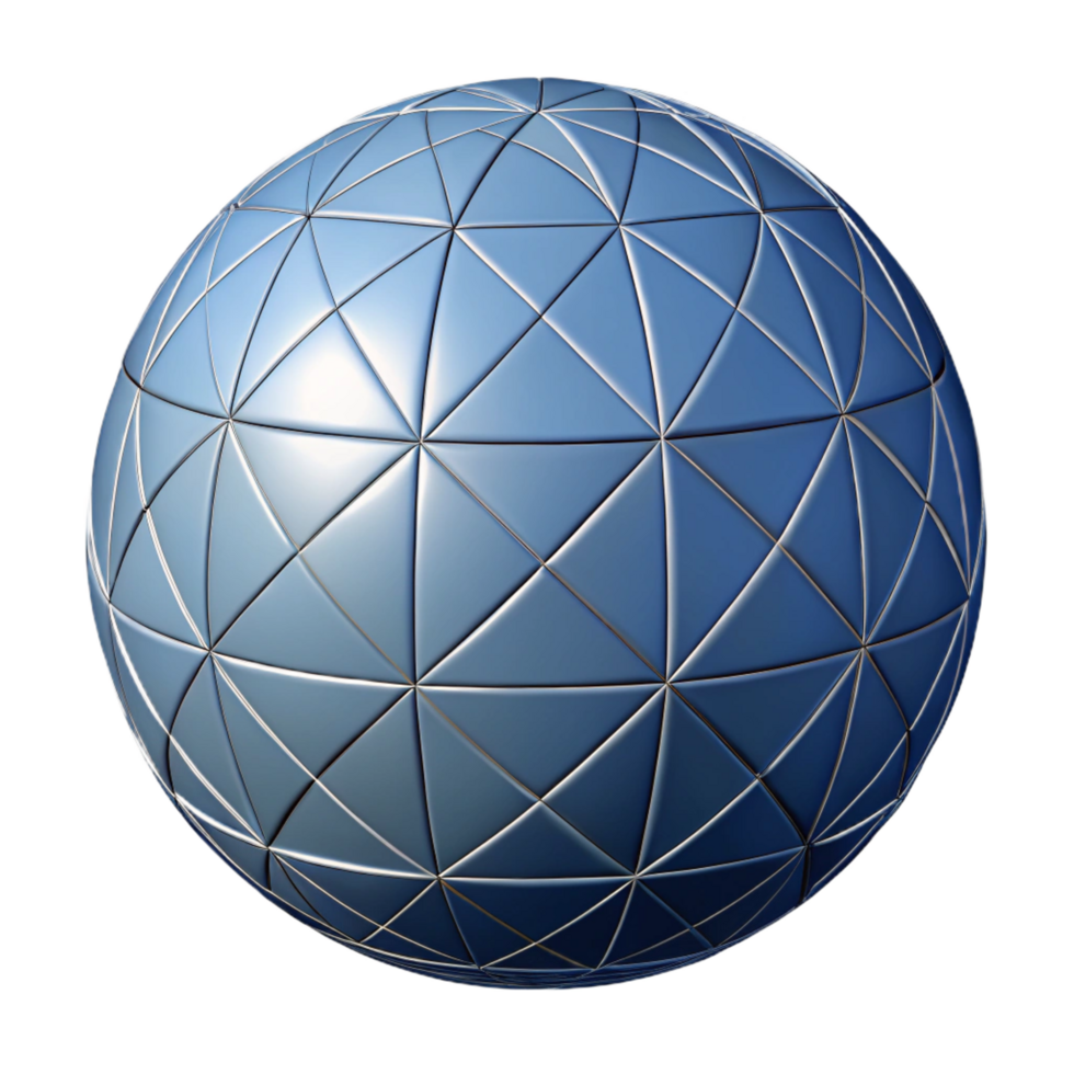 rare industrial Geometric outline of a sphere. Clean lines, with Scalable Design. original png