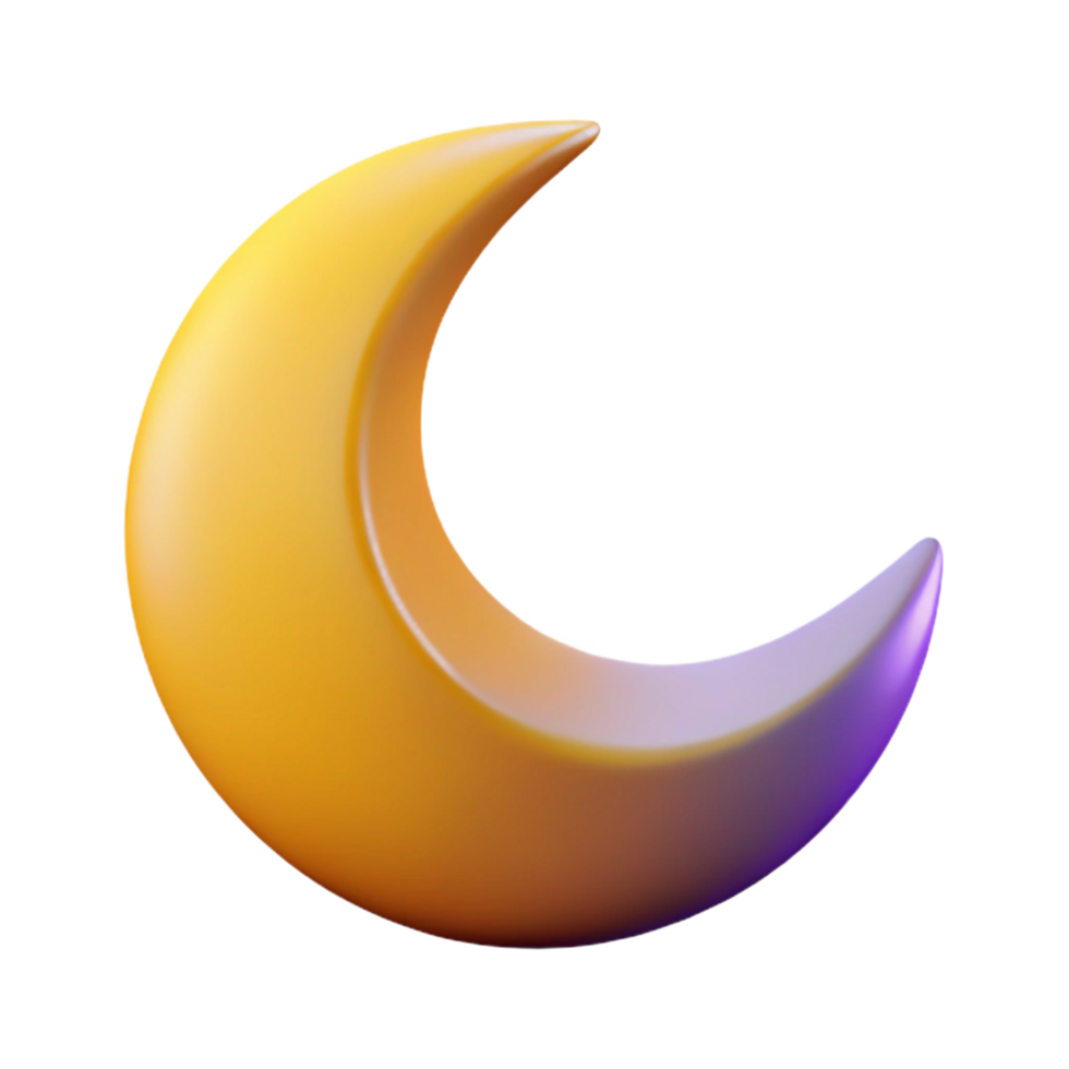 sumptuous traditional A simple crescent moon icon with a single-weight stroke. Minimal design, flat color, with Scalable Design. impeccable png