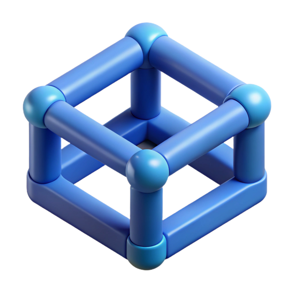 standout geometric Scalable expanding square, single-weight stroke with Scalable Design. handcrafted png