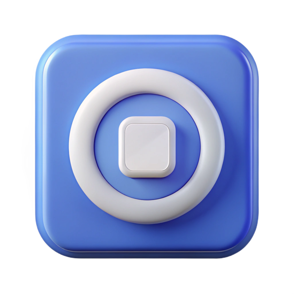 hipnotizante vitoriano quadrado logotipo com uma menor inscrito círculo. simétrico projeto, plano cor, limpar \ limpo linhas com escalável Projeto. profissional png