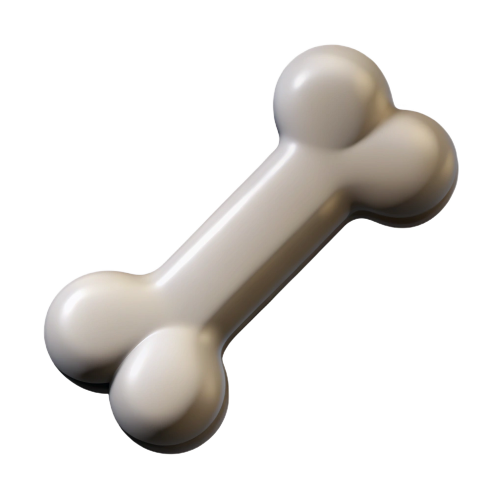 gorgeous contemporary Minimal outline of a dog bone. Clean lines, with Scalable Design. refined png