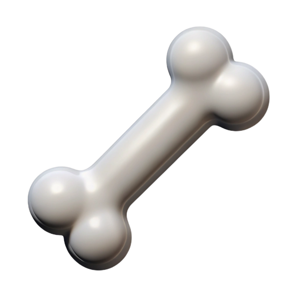 glorious iconic Minimal outline of a dog bone. Clean lines, with Scalable Design. png
