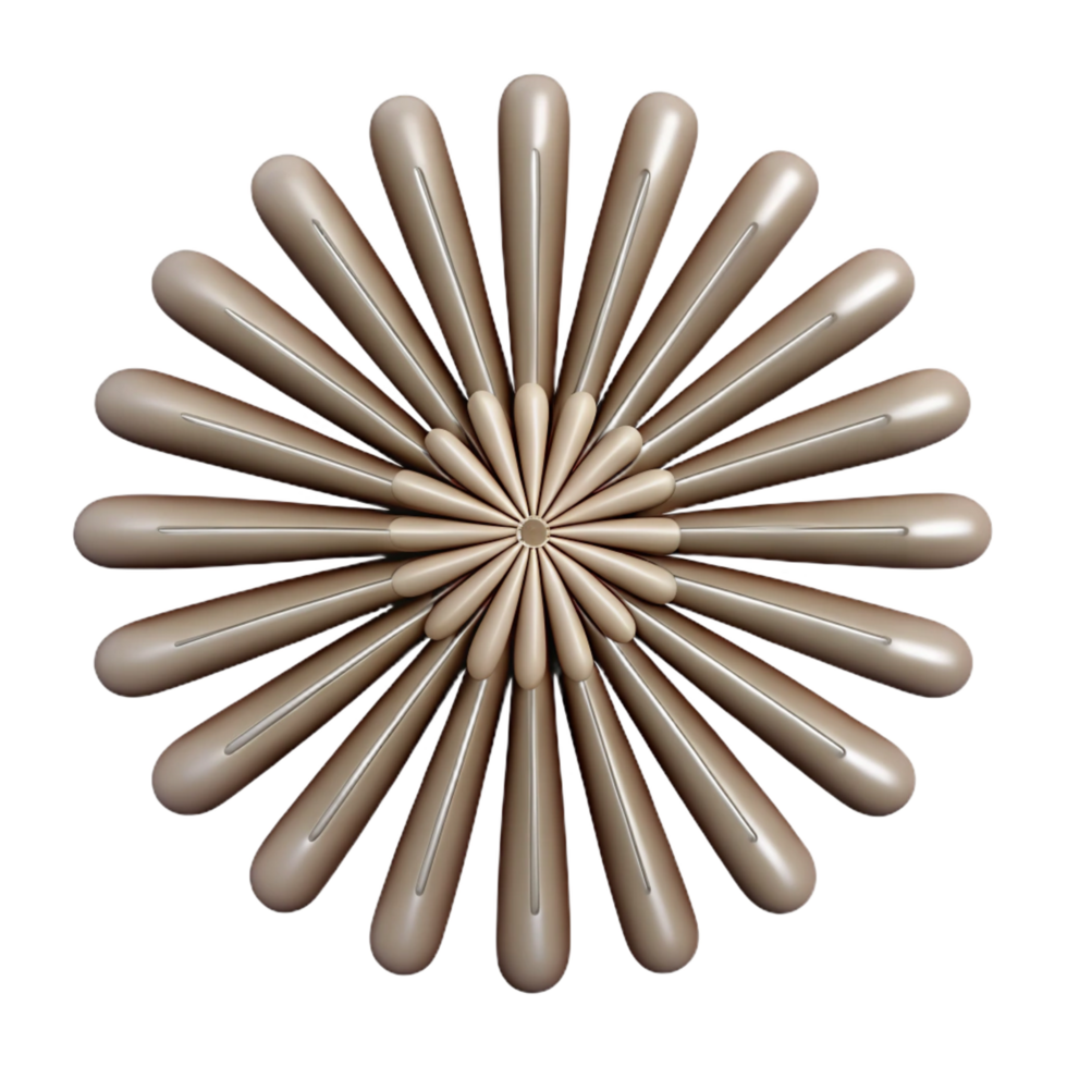 peaceful alluring Radial lines, symmetrical, minimal with Scalable Design. handcrafted png