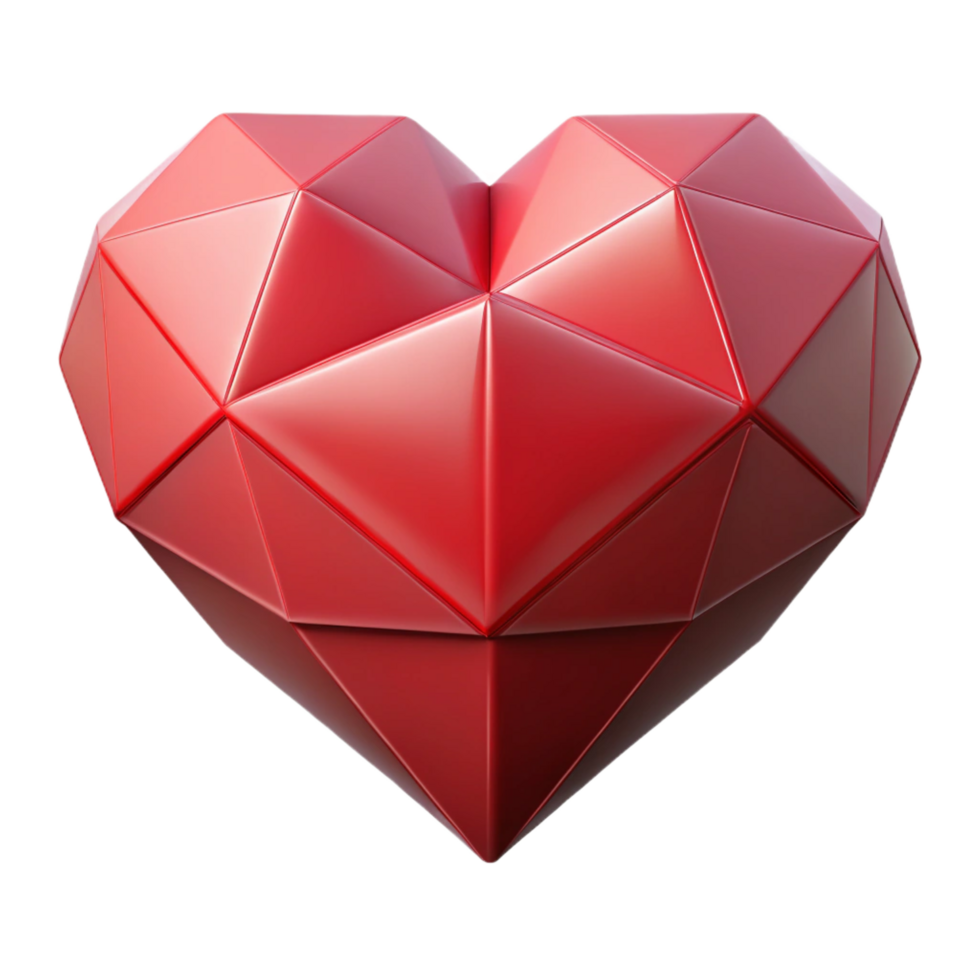 vibrant tropical Geometric heart, single-weight stroke, with Scalable Design. exclusive png