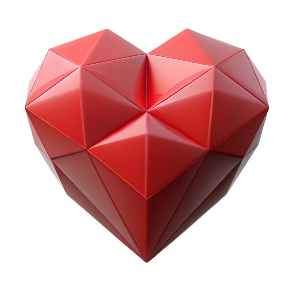beautiful elegant Geometric heart, single-weight stroke, with Scalable Design. impeccable png