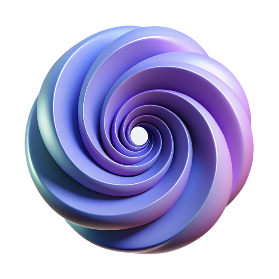 rare vintage Geometric spiral with clean lines and flat color with Scalable Design. luxury png