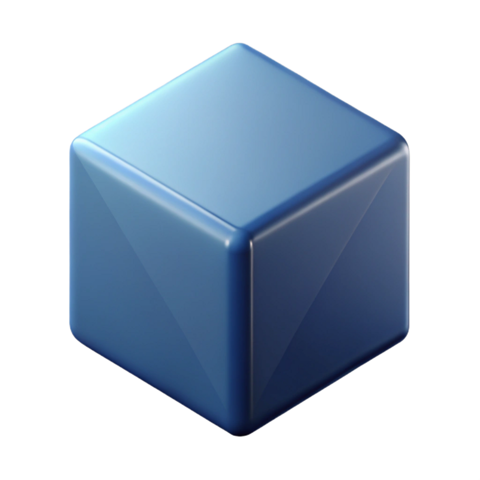 elegant distinctive Geometric silhouette of a cube. Flat color, scalable design, clean lines with Scalable Design. png