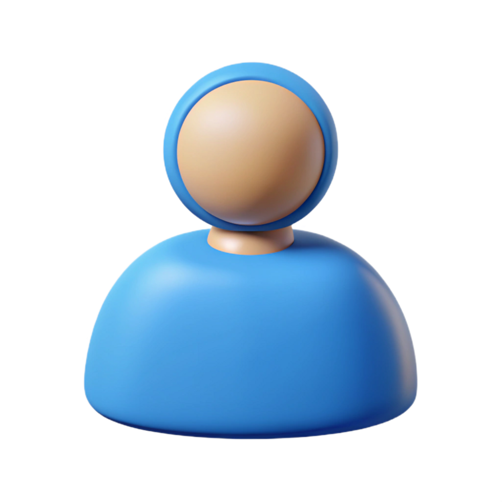 magnificent whimsical creative Crisp edges on a flat color user icon. Minimal design with Scalable Design. elite png