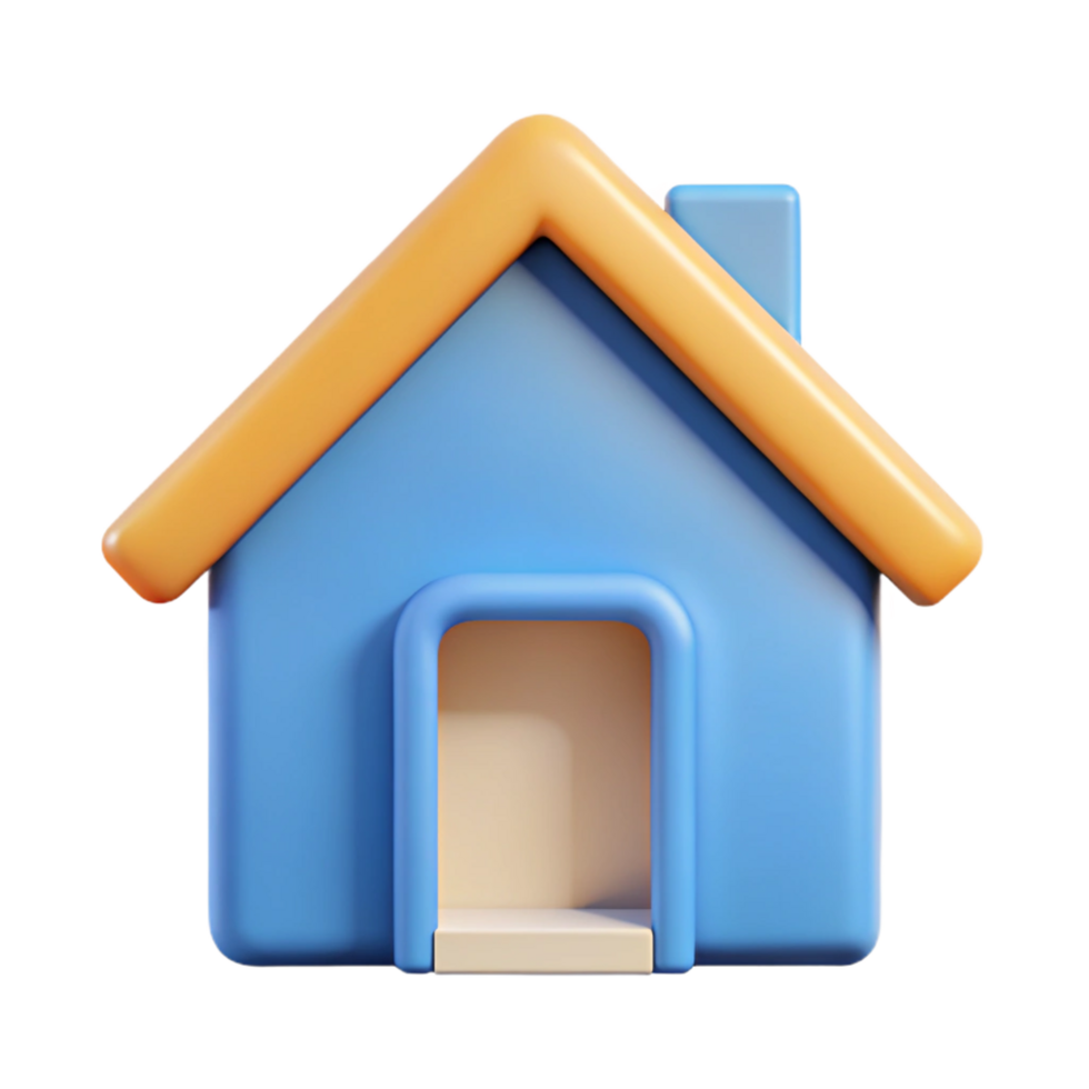 pristine remarkable Clean lines forming a simple house icon. Flat color, single-weight stroke with Scalable Design. png