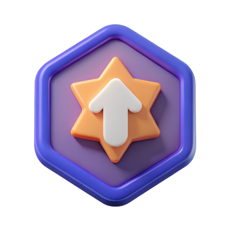 exceptional victorian Badge with a stylized arrow. Clean lines, minimal, with Scalable Design. masterfully captured png