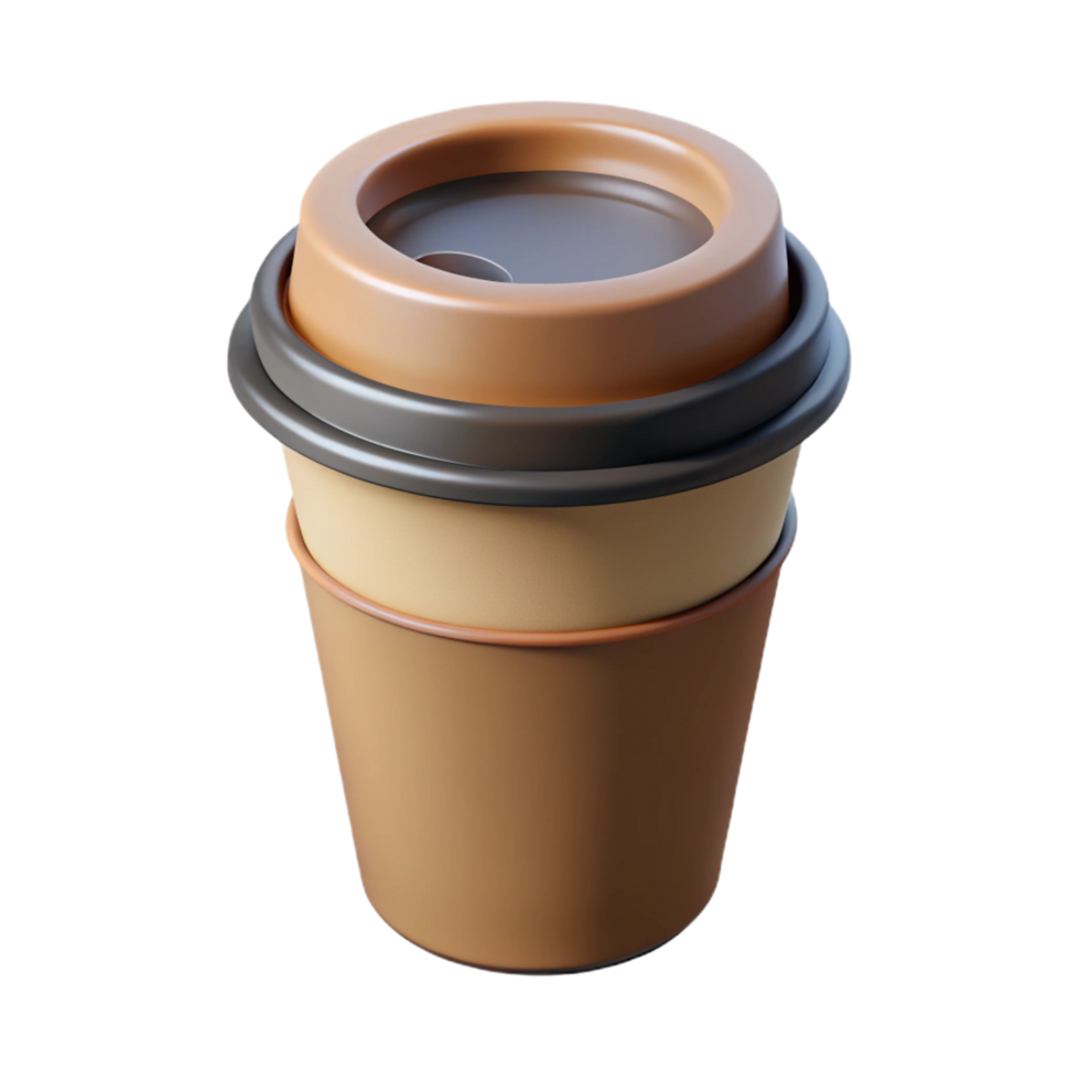 majestic dynamic baroque Minimal coffee cup icon. Flat color, crisp edges, single-weight stroke with Scalable Design. detailed png
