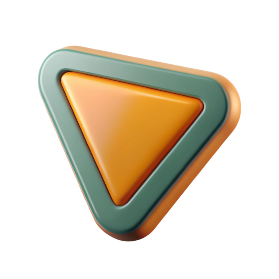 serene retro Triangular badge with rounded edges. Symmetrical, flat color, with Scalable Design. authentic png