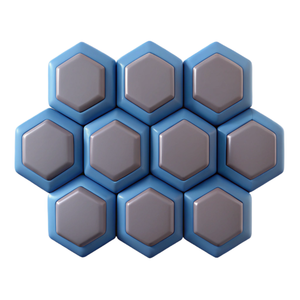 extraordinary coastal Geometric pattern of hexagons with sharp edges and flat color. with Scalable Design. original png