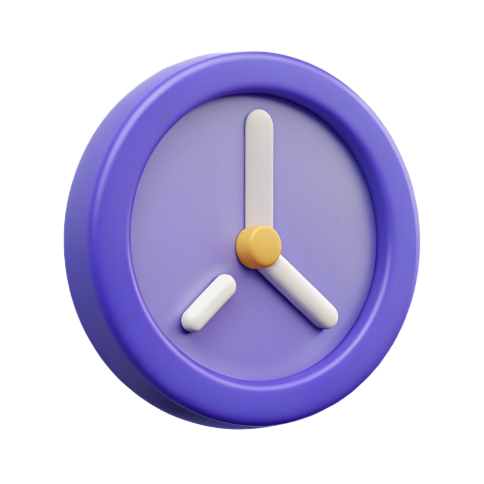 sognante glorioso pulito Linee formatura un' semplice orologio icona. piatto colore, scalabile design. minimo con scalabile design. impeccabile png