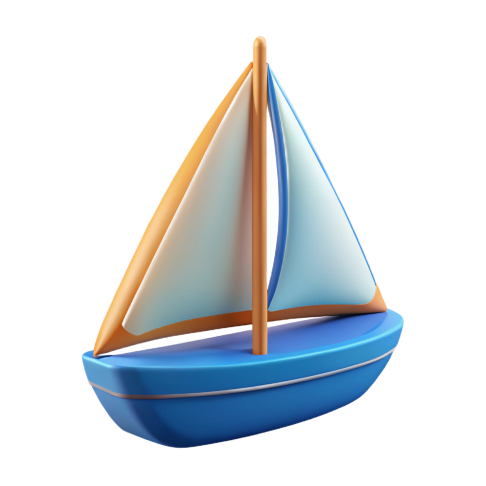 distinctive creative Clean lines depicting a sailboat. Flat color, scalable design. Minimal with Scalable Design. original png