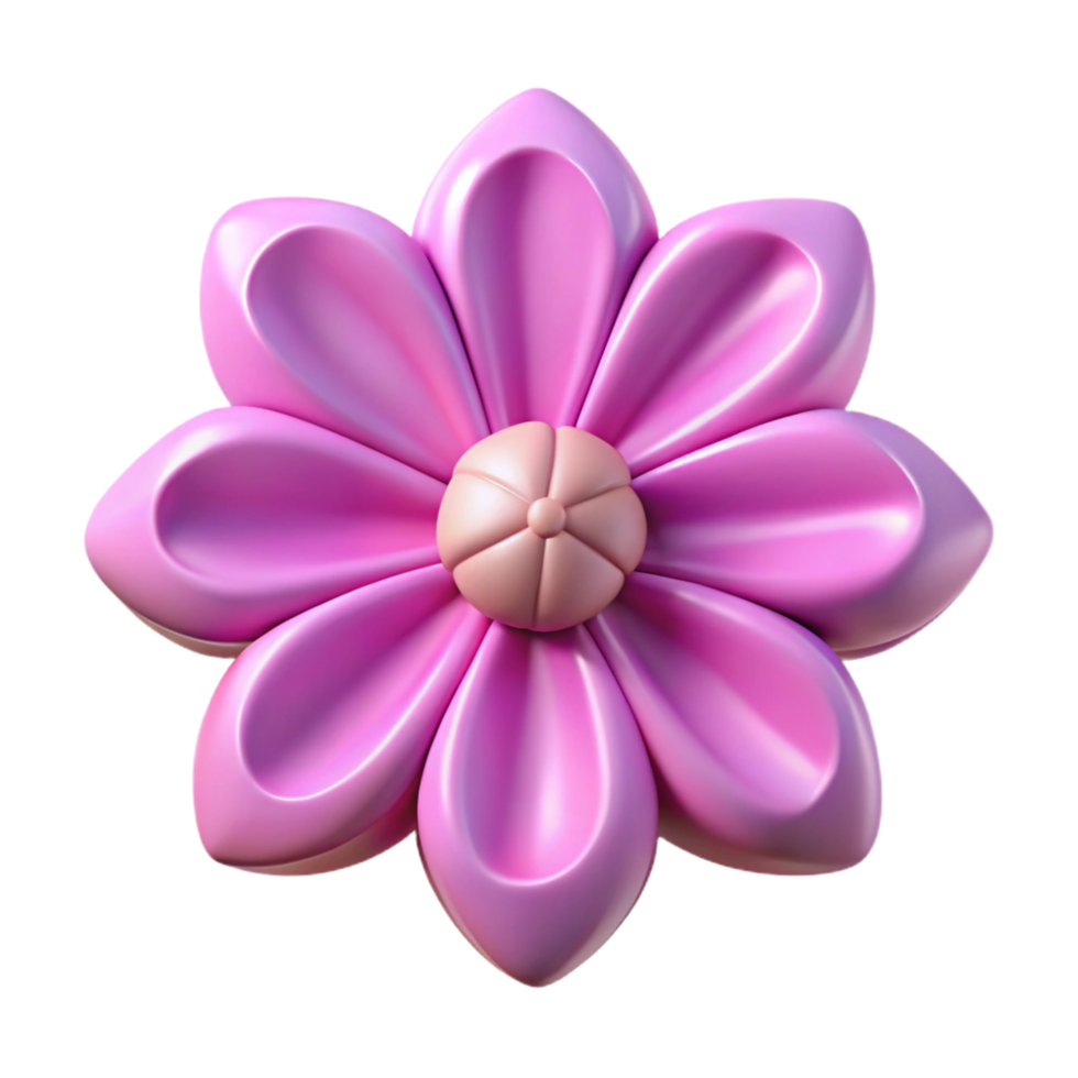sumptuous mysterious surreal Stylized flower with single-weight stroke. Flat color, with Scalable Design. top-tier png