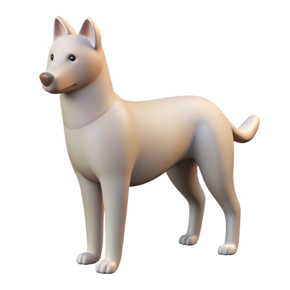 glorious classic Minimal line art of a dog. Clean lines, flat color with Scalable Design. expertly shot png
