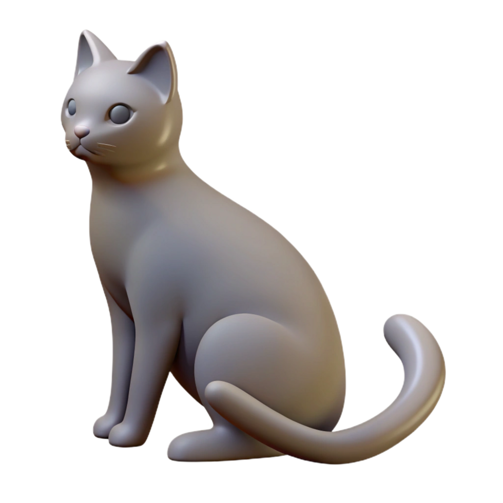 serene romantic bohemian Minimal silhouette of a cat sitting. Crisp edges, single-weight stroke with Scalable Design. expertly shot png