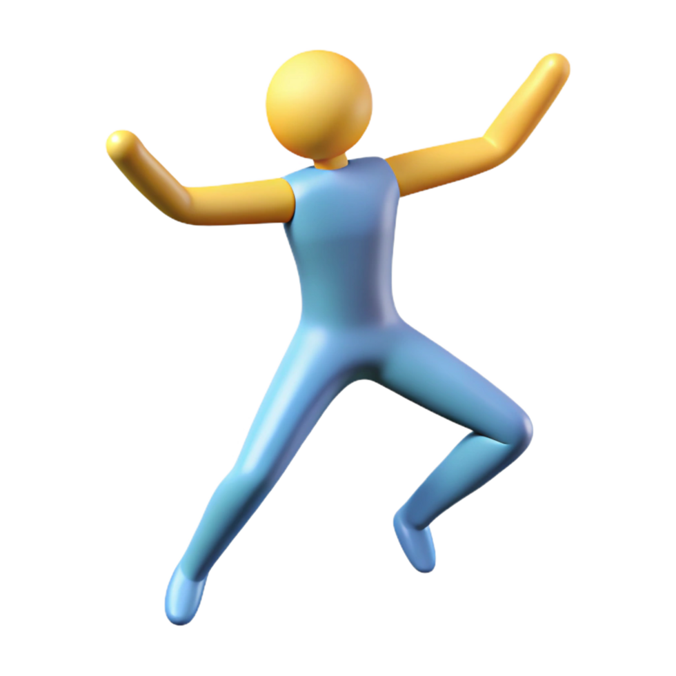 quintessential mid-century Silhouette of a dancer. Flat color, clean lines, minimal design with Scalable Design. authentic png