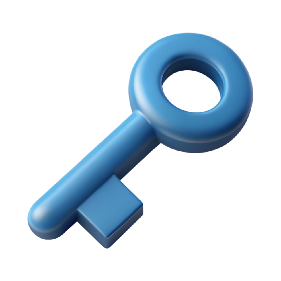 splendid gothic Crisp edges silhouette of a key. Scalable, single-weight stroke with Scalable Design. studio quality png