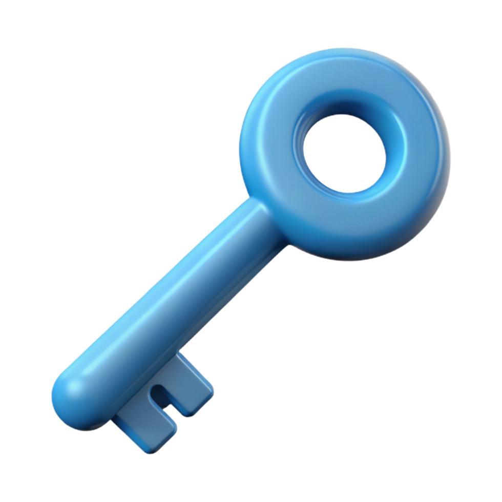 glorious passionate surreal Crisp edges silhouette of a key. Scalable, single-weight stroke with Scalable Design. expertly shot png