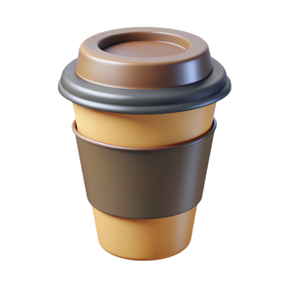 harmonious fascinating Single-weight stroke coffee cup. Scalable, minimal, flat color with Scalable Design. high quality png