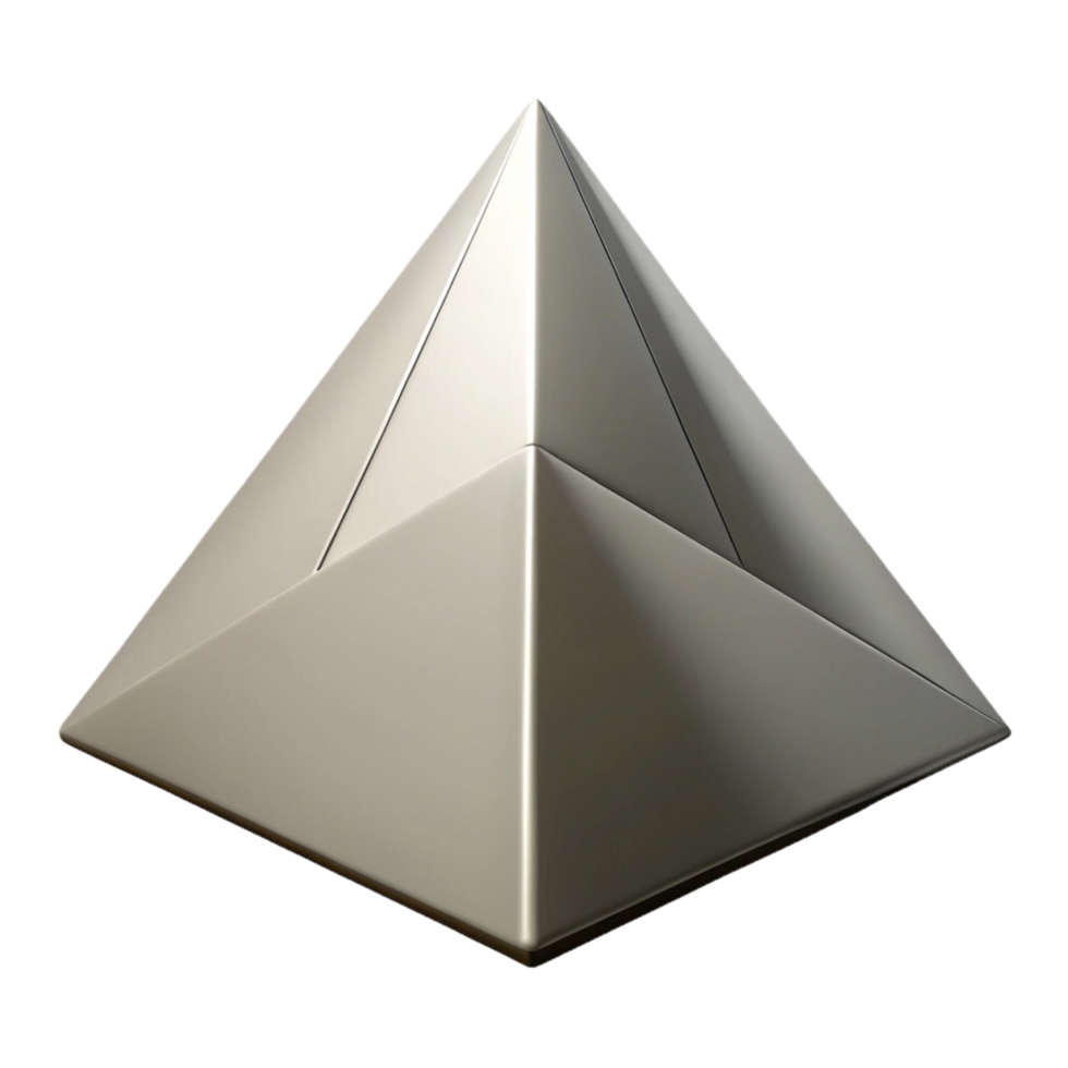 rare coastal Geometric silhouette of a pyramid. Symmetrical, scalable, minimal design with Scalable Design. museum quality png