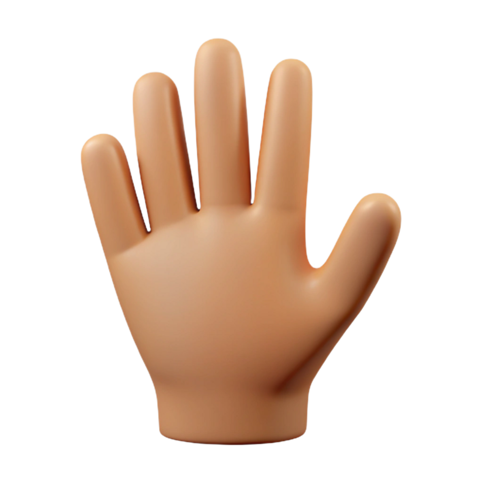 mesmerizing surreal Silhouette of a hand. Flat color, clean lines, single-weight stroke with Scalable Design. sharp png