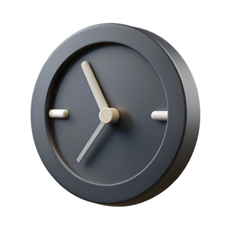 sumptuous calm geometric Minimal silhouette of a clock. Crisp edges, geometric, with Scalable Design. impeccable png