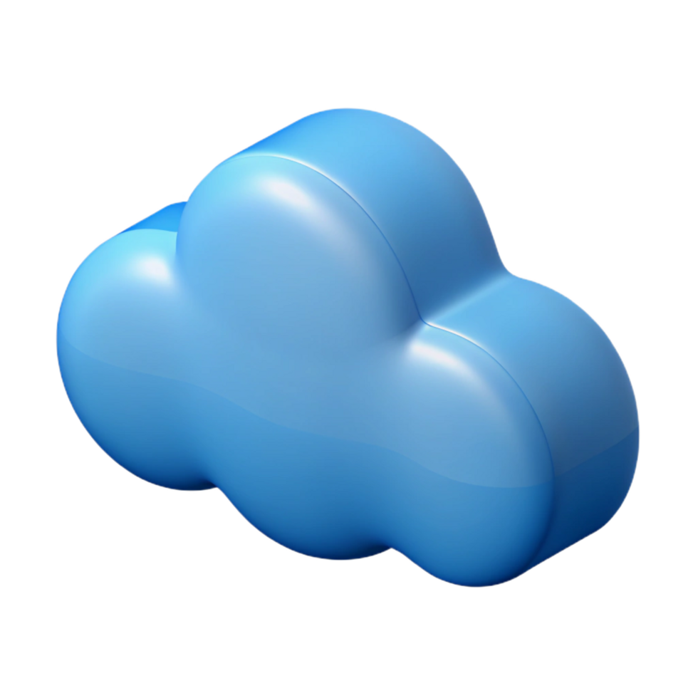 dreamy exquisite Isometric cloud with crisp edges. Scalable, minimal design with Scalable Design. impeccable png