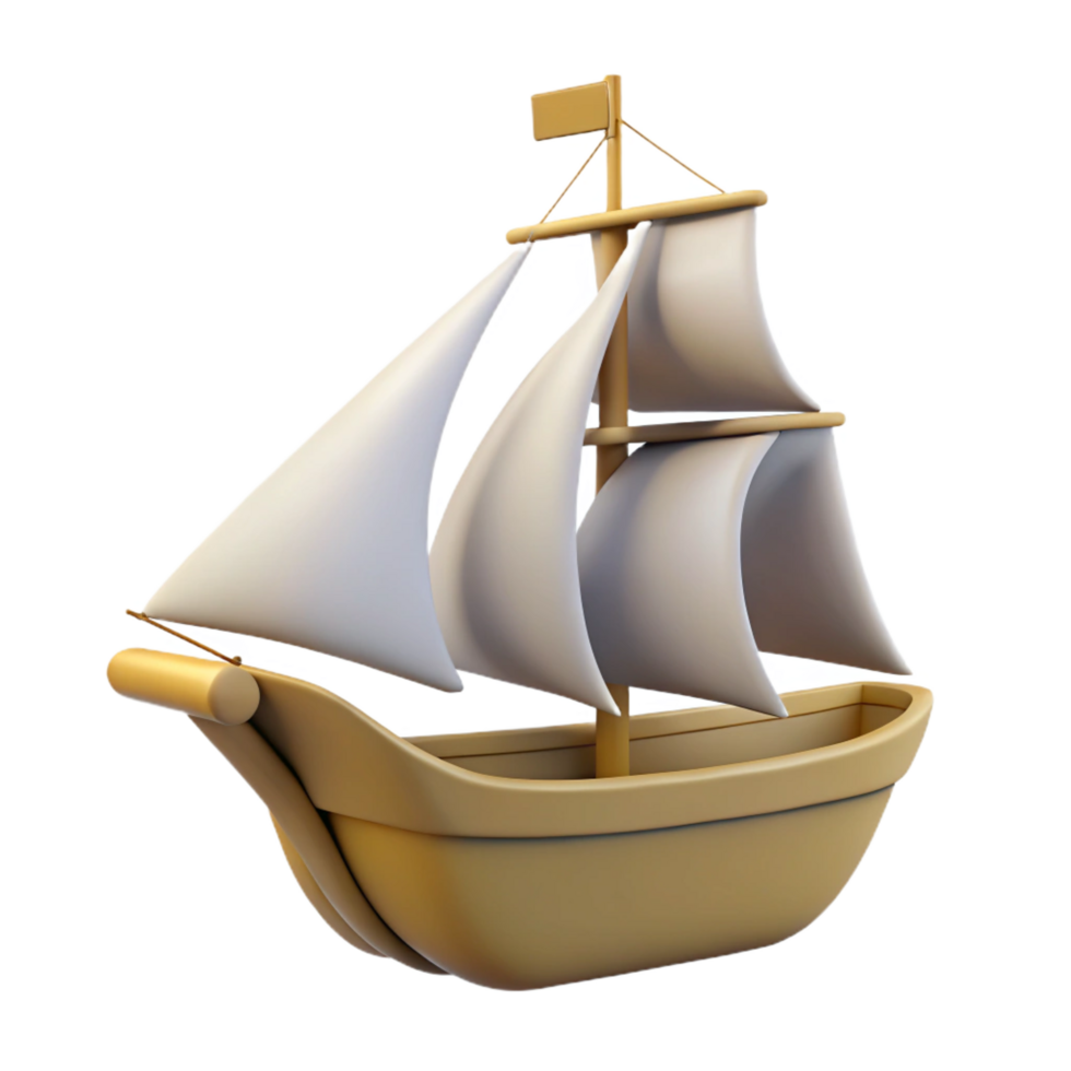 unforgettable vintage Minimal silhouette of a sailing ship. Clean lines, flat color, with Scalable Design. premium png
