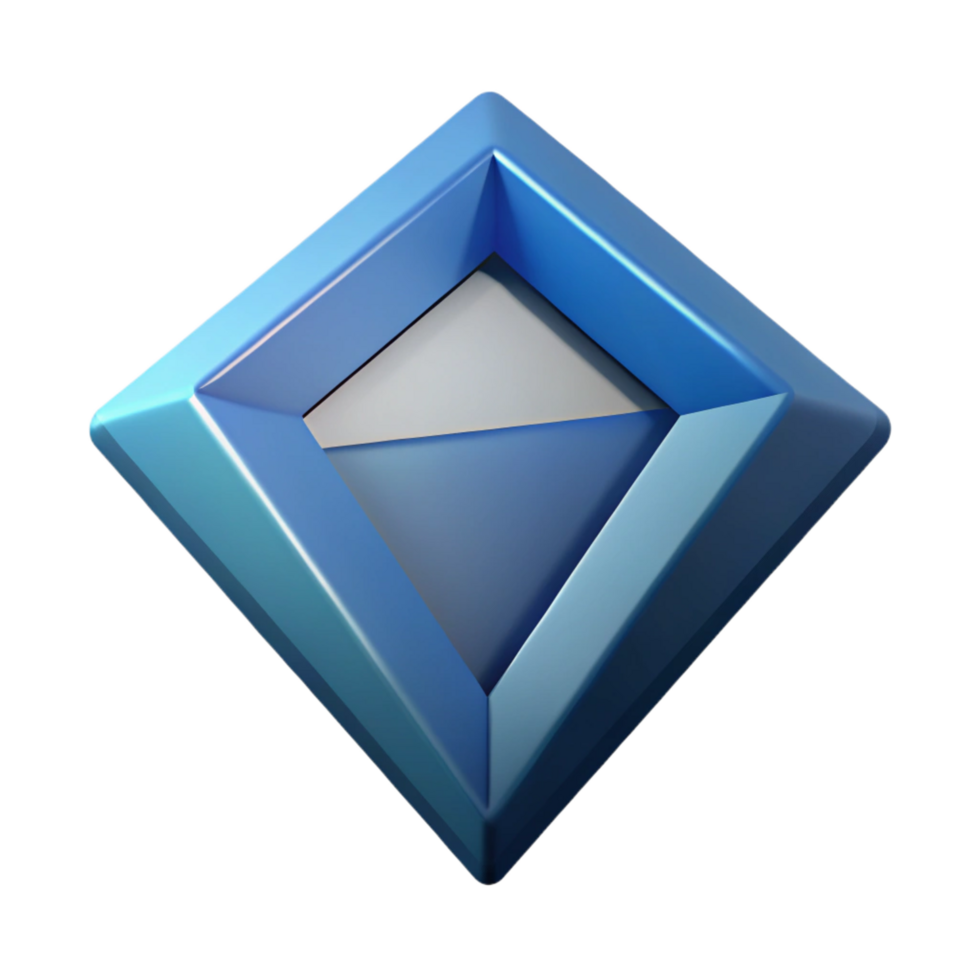 splendid iconic Geometric logo using a trapezoid shape. Crisp edges, flat color, with Scalable Design. png